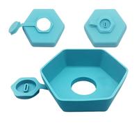 Portacubitos de hielo de silicona sin, colector de gotas de piruletas heladas,Soporte para palillos de | Protección antigoteo reutilizable de silicona de alimenticio