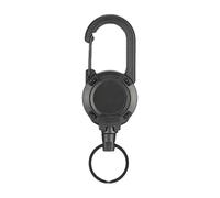 PortaCurse retráctil resistente, remolque de llave Karabiner retráctil, Carabiner resistente al tren con cordón de acero, titular de la insignia del botón infantil para actividades al aire libre