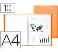 Portada Catálogo 10 Bolsas Polipropileno Din A4 Naranja