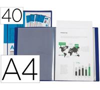 Portada Catálogo 40 Bolsas Din A4 Azul Translúcido