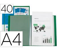 Portada Catálogo 40 Bolsas Din A4 Verde Translúcido