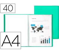 Portada Catálogo 40 Bolsas Polipropileno Din A4 Verde Translúcido
