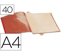 Portada Catálogo Din A4 c/ 40 Bolsas Rojo