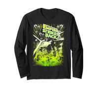 Portada de cómic de neón de Star Wars: El imperio contraataca Manga Larga