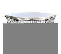 Portada De Juegos De Perros - Cubiertas De Puppy Playpen Top | Portada De Jaula De Jaula | El Estuche Portátil A Prueba De Lluvia Solar Se A 8 Paneles Bolígrafe para Protector