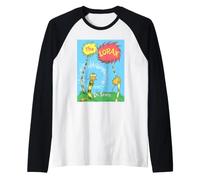 Portada de Libro The Lorax Truffula Trees - Licencia Oficial Camiseta Manga Raglan
