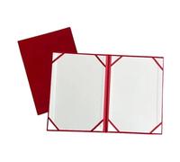 Portada de menú de restaurante 1 Uds. Superficie de felpa A3 A4 papel tapa dura cubierta cuero PU espesar carpeta páginas archivos discurso alojado(Type 1)