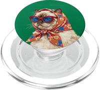 Portada de Revista Himalayan Fashion Cats Cat Lover PopSockets PopGrip para MagSafe