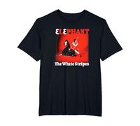 Portada del álbum The White Stripes Elephant Camiseta, Hombre Tallas Grandes, Negro, 4X Alto
