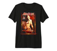 Portada del cómic Red Sonja Jenny Frison Warrior Queen Sword Camiseta Premium