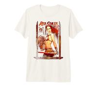 Portada del cómic Red Sonja Jenny Frison Warrior Sword Queen Camiseta Premium