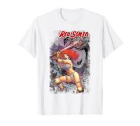 Portada del cómic Red Sonja Jim Lee She-Devil Sword Queen Warrior Camiseta