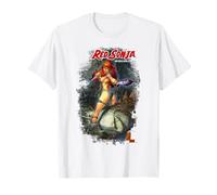 Portada del cómic Red Sonja Marc Silvestri She-Devil Woman Warrior Camiseta
