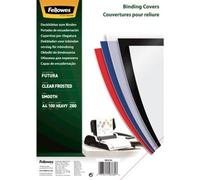 Fellowes – Portadas de polipropileno 5376503 – A4, 300 micras, 100 unidades, transparente