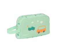 Portadesayunos Termo Fácil Limpieza Safta Preescolar "Coches" 21,5 x 12 x 6,5 cm.