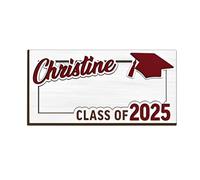 Portadinero para ceremonia de graduación, cartera de regalo graduado 2025 con compartimiento, organizador doble grosor para adolescentes y amigos familiares y accesorios de fiesta y regalos, rojo, Se
