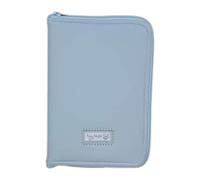 Portadocumentos Bebé Rosy Fuentes - Ideal para Almacenar Documentos Importantes - Diseño Elegante con cierre con cremallera 0-celeste
