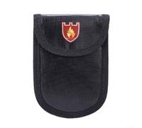 Portadocumentos impermeable ignífugo para archivos confidenciales, registros financieros y tarjetas de identificación, 14 cm x 10 cm, tela de fibra de vidrio