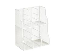 Portadocumentos para mesa | Doble nivel de metal ahorro de espacio | Cartera vertical de oficina | Para cuaderno de papel documento correo carpeta oficina en casa escuela aula dormitorio