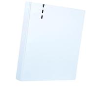 Portadocumentos transparentes de 3 agujeros con anilla en D: carpetas reciclables para suministros escolares y de oficina (116) carpetas resistentes