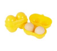 Portador de 2 huevos basado en PP con mango ergonómico para un agarre cómodo durante senderismo, camping o recados diarios