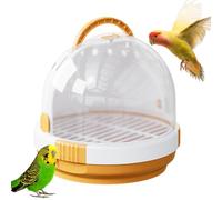 Portador de aves | Jaula de viaje de loro claro | Portador de loros portátil con pestillo de bloqueo | Jaula de viaje de mascotas ideal para caminatas al aire libre, visitas al veterinario y transport