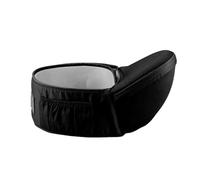 Portador de Bebé de Hipseat con Bolsillo, Ajustable Portabebé Asiento de Cadera, Ergonómico Bebé Taburete de Cintura, Hipseat Baby Carrier para Recién Nacidos Niño Pequeño 0-36 Meses (Negro)