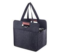 Portador de Bebidas de Fieltro, Soporte de Bebida aislada Reutilizable, Gris Oscuro, Bolsas de Bebidas a Aislamiento Reutilizables, versátil, versátil para el Viaje Diario para el Auto, la Fiesta