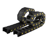 Portador de Cable de arrastre, 45x50, 60, 75, 100, 125, 150, 175, 200, conectores de extremo de transmisión de 1000mm for Cable de maquina enrutadora CNC, 1 Uds.(100mm,45x175mm,Enclosed type open)