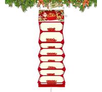 Portador De Dinero De Navidad - Librito De 10 Ranuras para Rellenar Medias Festivas,sobre De Dinero Festivo con Borlas | para Amigos Familia Fiestas De Cumpleaños Reuniones Familiares San Valentín