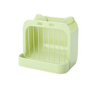 Portador de heno para conejo - Alimentador para conejo de alta capacidad 9,3 x 6,3 x 7,9 pulgadas | Dispensador de hierba para Chinchilla Hamsters gerbos pequeños animales planeadores jaula comedor