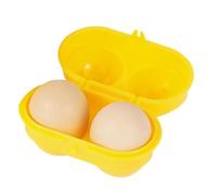 Portador de huevos para acampar - Portador de contenedores de huevos 2 Girds Camping Holder - de almacenamiento de con protección a prueba de golpes, dispensador portátil de bandeja de p