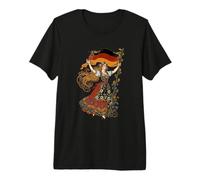 Portador de la Bandera de la Libertad de la Patria de Alemania - Modernismo alemán Camiseta Premium
