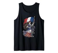 Portador de la Bandera de la Libertad de la Patria de Francia - Art Nouveau francés Camiseta sin Mangas