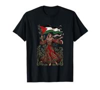 Portador de la Bandera de la Libertad de la Patria Palestina - Arte Palestino Camiseta