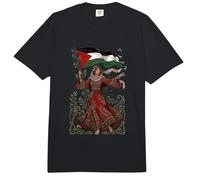 Portador de la Bandera de la Libertad de la Patria Palestina - Arte Palestino Comfort Colors Adult Heavyweight T-Shirt