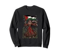 Portador de la Bandera de la Libertad de la Patria Palestina - Arte Palestino Sudadera