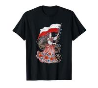 Portador de la Bandera de la Libertad de la Patria Polonia - Art Nouveau Polaco Camiseta