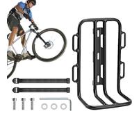 Portador De La Rejilla Delantera - Portador De Equipaje De Aleación De Aluminio | Pastel De Ciclismo De Bicicleta | Basket Carriier Racck Adecuado Para Viajes En Bicicleta Touring Grocery Transportand