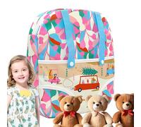 Portador de Muñecas, Portador de Mochila para Muñecas,Porta accesorios para muñecas Porta muñecas - Portador de muñecas, accesorios divertidos para Babydoll, bolsas de almacenamiento frontales para mu