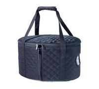 Portador de olla de cocción lenta, reutilizable de gran capacidad, forro aislado, de transporte para ollas de cocina con hebilla de fijación de tapa, para camping, carne, viajes, picnics