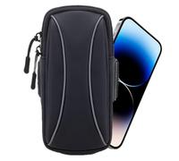 Portador de teléfono para correr, trotar Soporte para teléfono - Brazaletes reflectantes resistentes al agua para teléfono móvil - Bolsa para teléfono, funda con soporte y brazalete con correa para te