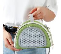 Portador de viaje para hámster, jaula portátil de viaje para mascotas, 300D Oxford, multiusos, ligera, mochila de viaje para mascotas, cómoda bolsa colgante para caminar