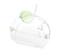 Portador para hámster con jaula dispensadora de agua para varias mascotas pequeñas, para salir de viaje, para animales pequeños, jaula para hámsteres
