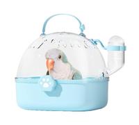 Portador para hámster - Jaula de excursión portátil con botella de agua, Portador para mascotas pequeñas | Estuche con vista panorámica, jaula portátil, transparente y transpirable para aventuras salv