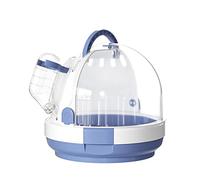 Portador portátil para loros, jaula de transporte para viajes y puerta segura al aire libre, accesorios para mascotas pequeñas, bolsa ligera para loros, jaula de viaje