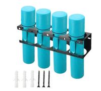 Portaelectrodos de soldadura | 4 Ranuras Doble Capa Ahorro Espacio | Soporte Mural para Hilo de Soldar y Electrodos,para Hogar, Sala de Estar, Oficina, Garaje, Construcción Industrial, Técnicos