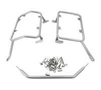 Portaequipaje Motocicle para Suzuki para DL650 para VStorm para 650XT 2017-2025 Barras De Soporte para Alforjas Laterales Portaequipajes Trasero Motocicleta(Plata)
