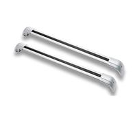 portaequipajes 2 Barras Transversales Para Portaequipajes De Coche De Aleación De Aluminio Con Cerradura Para Isuzu MUX MU-X 2021-2025(Plata)