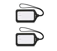 Portaequipajes, 9 x 5 cm, conjunto de 2 piezas, negro